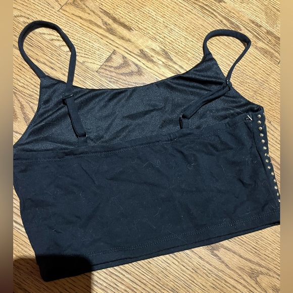 Gold Studded Crop Top - Picture 2 of 2